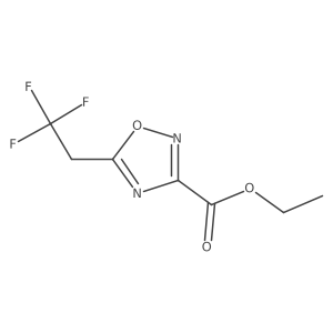 Ethyl 5-(2,2,2-trifluoroethyl)-1,2,4-oxadiazole-3-carboxylate Structure