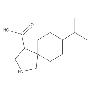 8-(Propan-2-yl)-2-azaspiro[4.5]decane-4-carboxylic acid Structure