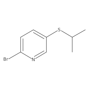2-Bromo-5-isopropylsulfanyl-pyridine Structure