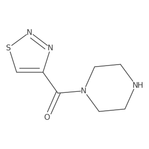 Piperazin-1-yl(thiadiazol-4-yl)methanone Structure