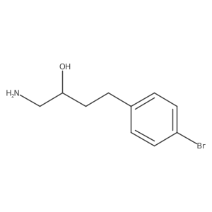1-Amino-4-(4-bromophenyl)butan-2-ol结构式