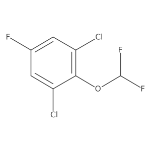 1,3-Dichloro-2-(difluoromethoxy)-5-fluoro-benzene Structure