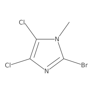 2-bromo-4,5-dichloro-1-methyl-1H-imidazole Structure