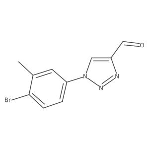 1-(4-bromo-3-methylphenyl)-1H-1,2,3-triazole-4-carbaldehyde Structure