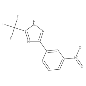 3-(3-nitrophenyl)-5-(trifluoromethyl)-1H-1,2,4-triazole Structure