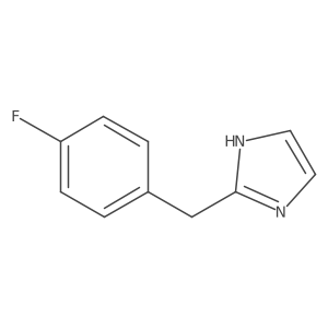 1H-Imidazole, 2-[(4-fluorophenyl)methyl]-结构式