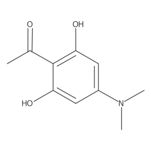 1-[4-(Dimethylamino)-2,6-dihydroxyphenyl]ethanone结构式