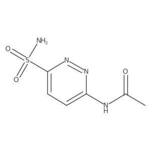N-(6-Sulfamoylpyridazin-3-yl)acetamide结构式