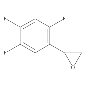 2-(2,4,5-Trifluorophenyl)oxirane结构式