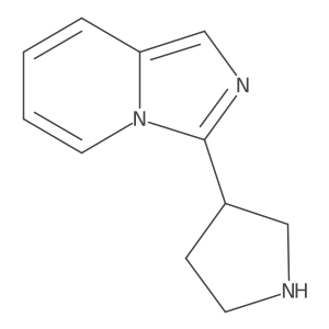 3-(Pyrrolidin-3-yl)imidazo[1,5-a]pyridine结构式
