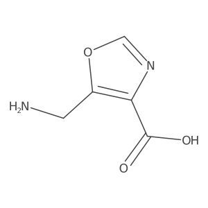5-(Aminomethyl)oxazole-4-carboxylic acid结构式