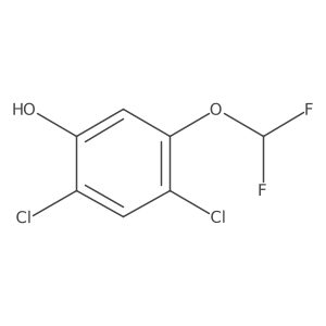 2,4-Dichloro-5-(difluoromethoxy)phenol Structure
