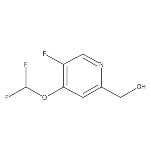 (4-(Difluoromethoxy)-5-fluoropyridin-2-yl)methanol结构式