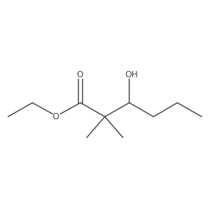Hexanoic acid, 3-hydroxy-2,2-dimethyl-, ethyl ester, (3R)- Structure