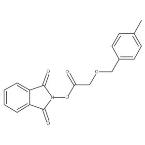 1,3-dioxo-2,3-dihydro-1H-isoindol-2-yl 2-[(4-methylphenyl)methoxy]acetate Structure