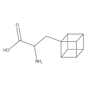 2-Amino-3-(cuban-1-yl)propanoic acid结构式