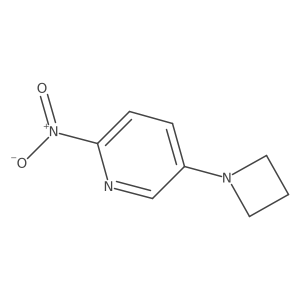 5-(Azetidin-1-yl)-2-nitropyridine结构式