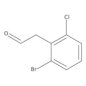 2-(2-Bromo-6-chlorophenyl)acetaldehyde结构式