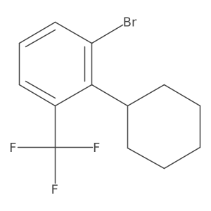 1-Bromo-2-cyclohexyl-3-(trifluoromethyl)benzene Structure