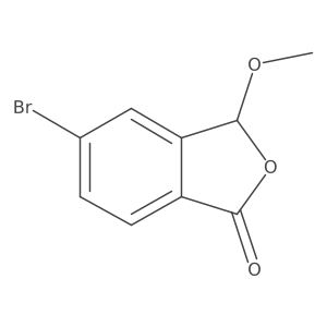 5-Bromo-3-methoxy-1(3h)-isobenzofuranone Structure