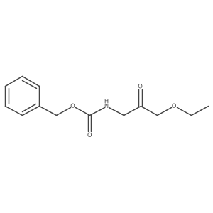 benzyl N-(3-ethoxy-2-oxopropyl)carbamate结构式