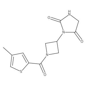3-[1-(4-Methylthiophene-2-carbonyl)azetidin-3-yl]imidazolidine-2,4-dione结构式