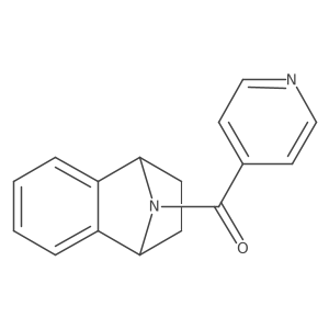 Pyridin-4-yl(1,2,3,4-tetrahydro-1,4-epiminonaphthalen-9-yl)methanone结构式