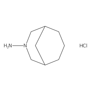3-Azabicyclo[3.3.1]nonan-3-amine hydrochloride结构式