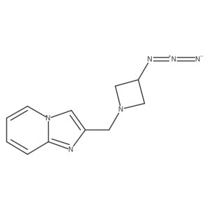 2-((3-Azidoazetidin-1-yl)methyl)imidazo[1,2-a]pyridine Structure