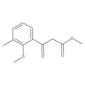 Methyl 3-(2-methoxy-3-methylphenyl)-3-oxopropanoate Structure
