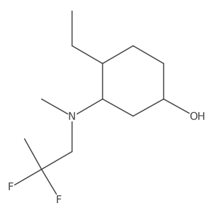3-[(2,2-Difluoropropyl)(methyl)amino]-4-ethylcyclohexan-1-ol结构式