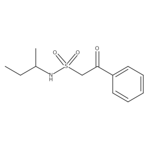 N-(butan-2-yl)-2-oxo-2-phenylethane-1-sulfonamide结构式