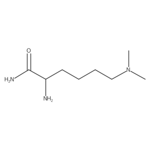 2-Amino-6-(dimethylamino)hexanamide结构式