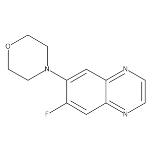 6-Fluoro-7-(4-morpholinyl)quinoxaline Structure