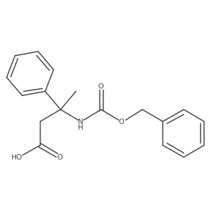 3-{[(Benzyloxy)carbonyl]amino}-3-phenylbutanoic acid Structure