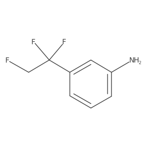 3-(1,1,2-Trifluoroethyl)aniline结构式