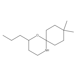 9,9-Dimethyl-2-propyl-1-oxa-5-azaspiro[5.5]undecane Structure