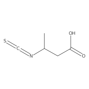 3-Isothiocyanatobutanoic acid Structure