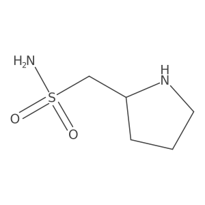 [(2R)-pyrrolidin-2-yl]methanesulfonamide结构式