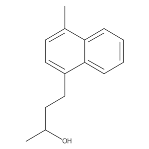 (2R)-4-(4-methylnaphthalen-1-yl)butan-2-ol结构式