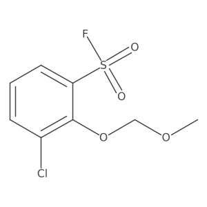 3-Chloro-2-(methoxymethoxy)benzene-1-sulfonyl fluoride Structure