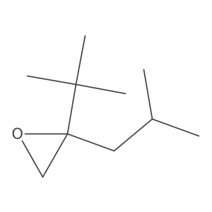 2-Tert-butyl-2-(2-methylpropyl)oxirane Structure