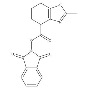 1,3-dioxo-2,3-dihydro-1H-isoindol-2-yl 2-methyl-4,5,6,7-tetrahydro-1,3-benzothiazole-4-carboxylate结构式