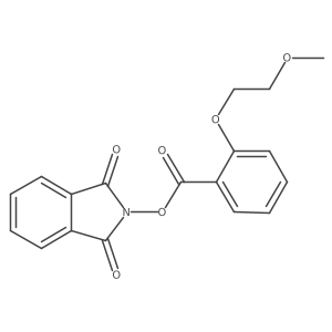1,3-dioxo-2,3-dihydro-1H-isoindol-2-yl 2-(2-methoxyethoxy)benzoate结构式