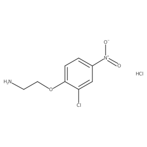 2-(2-Chloro-4-nitro-phenoxy)-ethylamine hydrochloride结构式