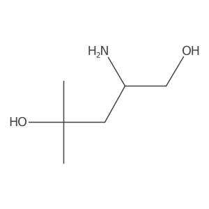 (R)-2-Amino-4-methylpentane-1,4-diol结构式