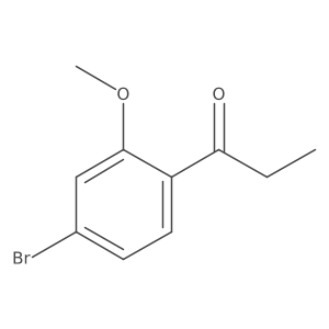 1-(4-Bromo-2-methoxyphenyl)propan-1-one结构式