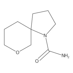 9-Oxa-1-azaspiro[4.5]decane-1-carboxamide Structure