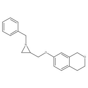 1-Benzyl-2-(3,4-dihydro-1H-isochromen-7-yloxymethyl)aziridine Structure