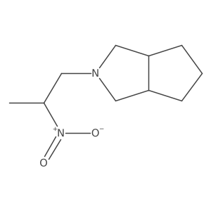 2-(2-Nitropropyl)-octahydrocyclopenta[c]pyrrole结构式